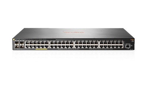 HPE Aruba Networking 2540 48G PoE+ 4SFP+ Managed L2 Gigabit Ethernet (10/100/1000) Power over Ethernet (PoE) 1U Gray
