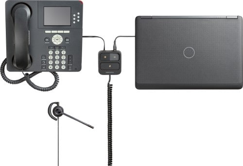 HP Poly EncorePro 530 with Quick Disconnect Discreet Headset TAA