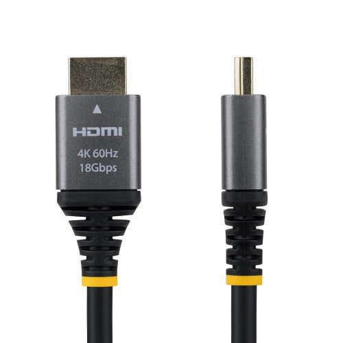 StarTech.com HDMMV3F HDMI cable 35.4" (0.9 m) HDMI Type A (Standard) Black, Silver
