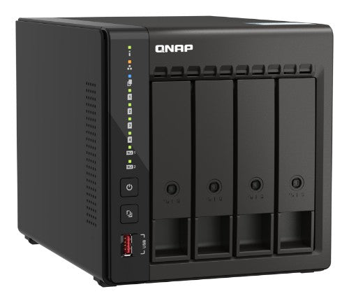 QNAP TS-453E NAS Tower Intel® Celeron® J6412 8 GB 0 TB QNAP Turbo System Black