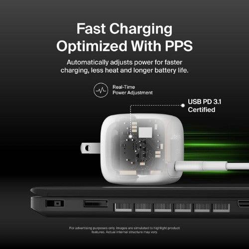 Belkin BoostCharge Laptop, Smartphone, Tablet, Portable gaming console White AC Fast charging Indoor