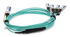 AddOn Networks QSFP-4SFP25G-AOC1M-AO InfiniBand/fibre optic cable 39.4" (1 m) QSFP28 4x SFP28 DAC Aqua color, Stainless steel