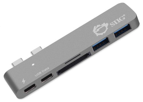 Siig JU-TB0312-S1 laptop dock/port replicator USB 3.2 Gen 1 (3.1 Gen 1) Type-C Gray
