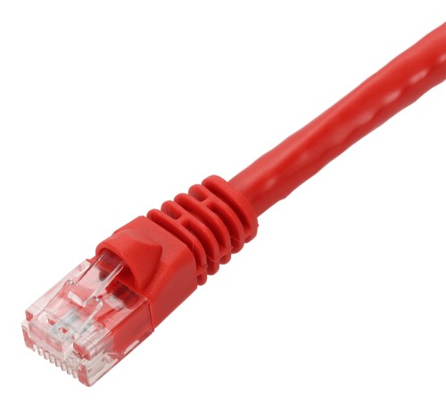 AddOn Networks ADD-18FCAT6A-RD networking cable Red 216.1" (5.49 m) Cat6a U/UTP (UTP)