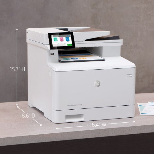 HP Color LaserJet Enterprise LaserJet Enterprise M480f Multifunction Color Printer, Ethernet Only; Copier, Scanner