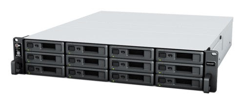 Synology RackStation RS2423+ NAS/storage server Rack (2U) Ryzen Embedded V1780B 8 GB DDR4 0 TB DiskStation Manager Black, Gray