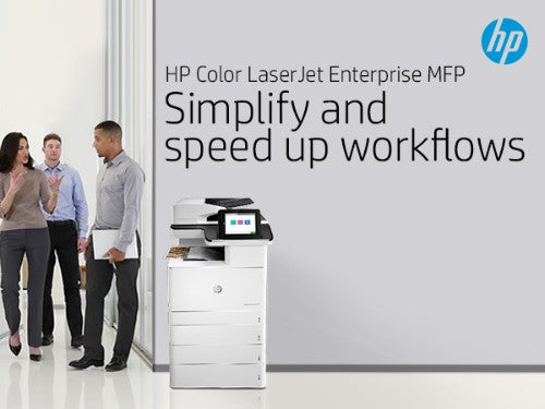HP Color LaserJet Enterprise LaserJet Enterprise M776dn Multifunction Color Printer, Ethernet Only; Copier, Scanner