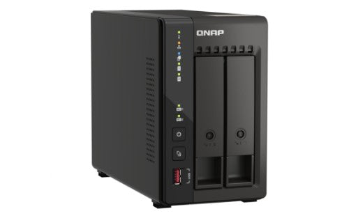 QNAP QVP-21C Storage server Tower Intel® Celeron® J6412 8 GB DDR4 0 TB QVR Pro Black