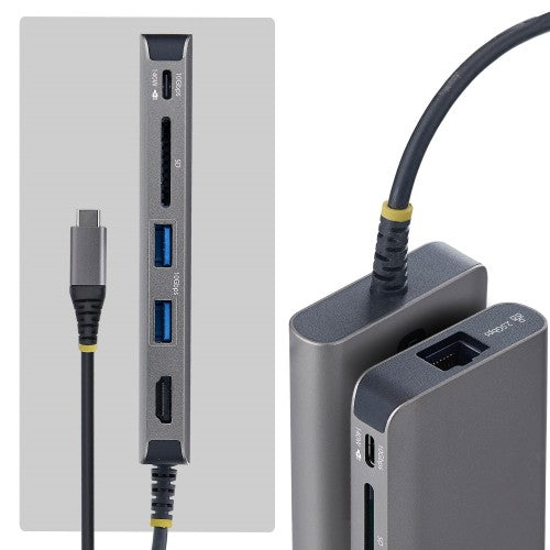 StarTech.com 177B-USBC-MULTIPORT laptop dock/port replicator Wired USB 3.2 Gen 2 (3.1 Gen 2) Type-C Gray