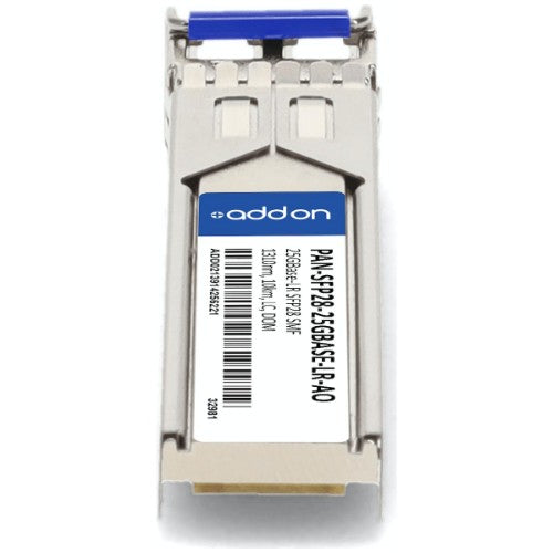 AddOn Networks PAN-SFP28-25GBASE-LR-AO network transceiver module Fiber optic 25000 Mbit/s 1310 nm