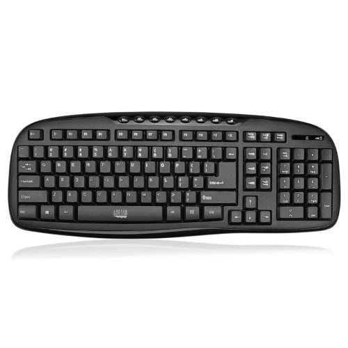 Adesso WKB-1330CB keyboard Mouse included Universal RF Wireless QWERTY US English Black