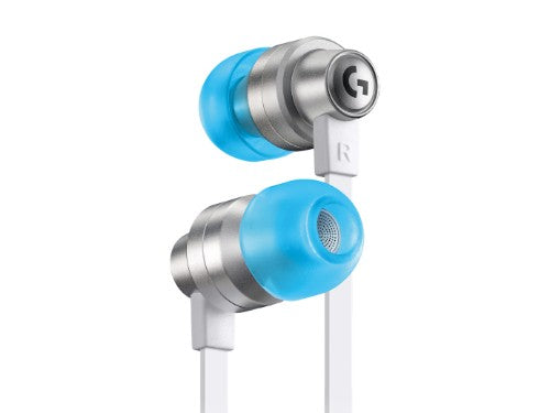 Logitech G 981-001002 headphones/headset Wired In-ear Gaming White