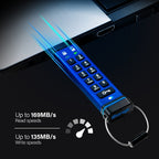 iStorage datAshur Pro USB flash drive 64 GB USB Type-A 3.2 Gen 1 (3.1 Gen 1) Blue