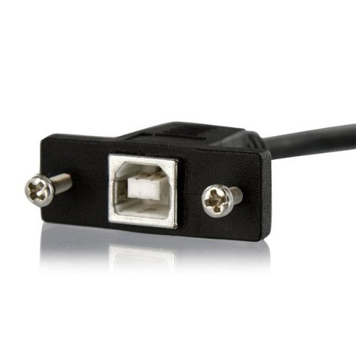 StarTech.com USBPNLBFBM3 USB cable USB 2.0 35.8" (0.91 m) USB B 0.48 Gbit/s Black