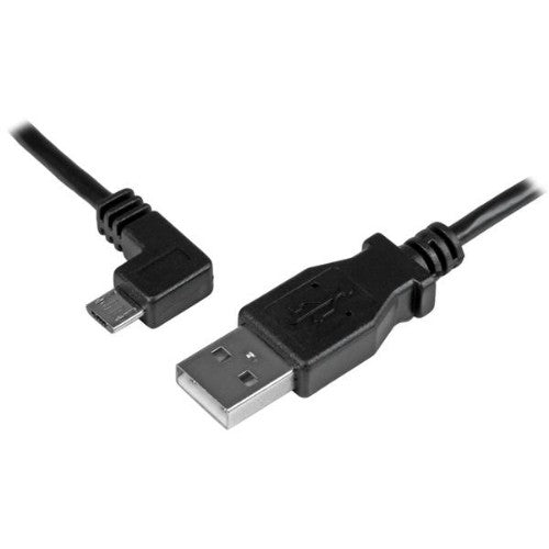 StarTech.com USBAUB50CMLA USB cable USB 2.0 19.7" (0.5 m) USB A Micro-USB B 0.48 Gbit/s Black