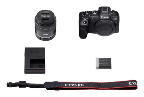 Canon EOS R8 RF24-50 mm F4.5-6.3 IS STM MILC 24.2 MP CMOS 6000 x 4000 pixels Black