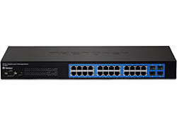 Trendnet TL2-G244 network switch Managed L2 Black
