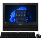 MSI PRO AP162T ADL-020US All-in-One PC/workstation Intel® N N100 15.6" 1920 x 1080 pixels Touchscreen 4 GB DDR4-SDRAM 128 GB SSD Windows 11 Pro Wi-Fi 5 (802.11ac) Black