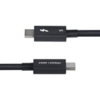 StarTech.com TBLT5MM50CM240W Thunderbolt cable 19.7" (0.5 m) 80 Gbit/s Black