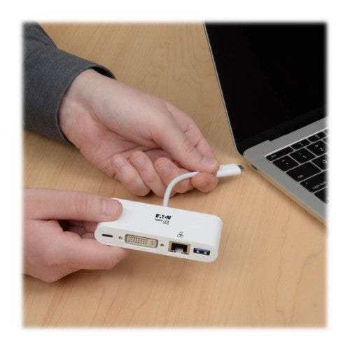 Tripp Lite U444-06N-DGU-C USB graphics adapter White