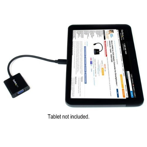 StarTech.com MCHD2VGAE2 video cable adapter Black