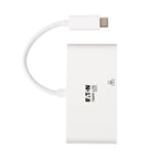 Tripp Lite U444-06N-H4GU-C USB graphics adapter 3840 x 2160 pixels White