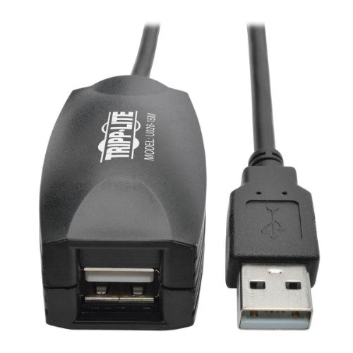 Tripp Lite U026-15M USB cable USB 2.0 590.6" (15 m) USB A Black