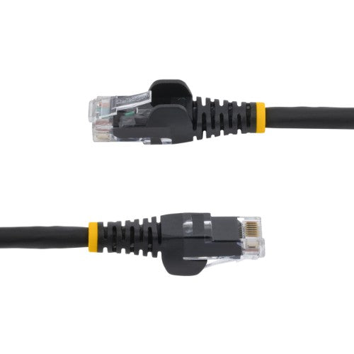 StarTech.com N6LPATCH6INBK networking cable Black 5.91" (0.15 m) Cat6 U/UTP (UTP) Round