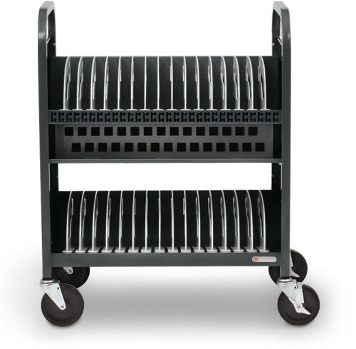 Bretford CUBE Transport Cart Portable device management cart Charcoal