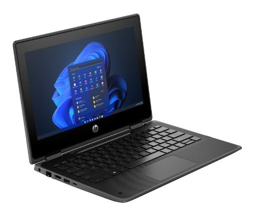 HP Fortis Flip G1i Intel® N N250 Hybrid (2-in-1) 11.6" Touchscreen HD 4 GB LPDDR5-SDRAM 128 GB UFS Wi-Fi 6E (802.11ax) Windows 11 Pro Black