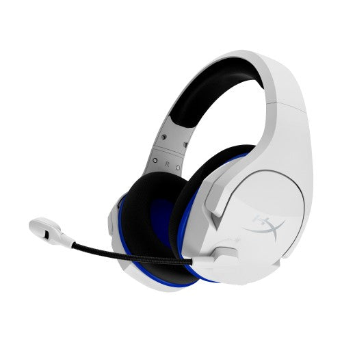 HyperX Cloud Stinger Core - Wireless Gaming Headset (White-Blue) - PS5-PS4