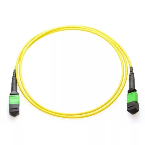 Axiom MPO Female to MPO Female Singlemode 9/125 Fiber Optic Cable - 1m InfiniBand/fibre optic cable 39.4" (1 m) MPO-12 OFNP Yellow