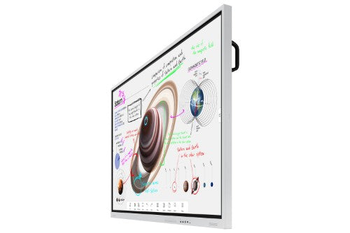 Samsung WM85B - Flat - 3840 x 2160 - 85Inch - 8Ms response time - 0.4875Mm - 4000:1(without glass) - 350cd/m2 (w/o glass), 220cd/m2 (w/glass) - 178/178 - 16:9 - 72% - Haze 2% - HDMI,DisplayPort - White - 600 x 400 mm