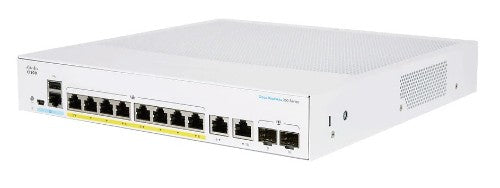 Cisco CBS250-8FP-E-2G-BR network switch Managed L2/L3 Gigabit Ethernet (10/100/1000) Silver