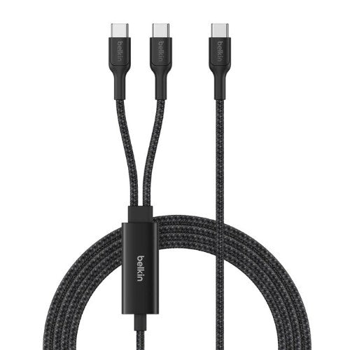 Belkin CAC004FQ1.5MBK USB cable USB 2.0 59.1" (1.5 m) USB C 2 x USB C Black