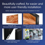 Sony FW-98BZ30L signage display Digital signage flat panel 98" LED Wi-Fi 440 cd/m² 4K Ultra HD Black Android 24/7
