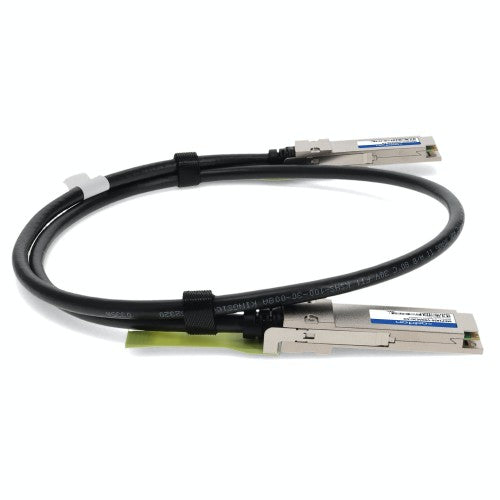 AddOn Networks MCP1650-V00AE30-AO InfiniBand/fibre optic cable 19.7" (0.5 m) QSFP56 Black
