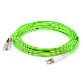 AddOn Networks ADD-SC-LC-4M5OM5 InfiniBand/fibre optic cable 157.5" (4 m) OFNR Green