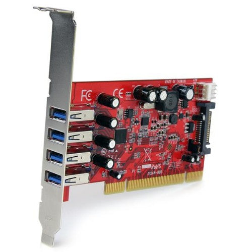 StarTech.com PCIUSB3S4 interface cards/adapter Internal USB 3.2 Gen 1 (3.1 Gen 1)