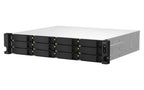 QNAP TS-1264U-RP NAS Rack (2U) Intel® Celeron® 8 GB DDR4 0 TB QNAP QTS Aluminum, Black