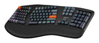 Adesso EasyTouch 1500 keyboard Home/Office USB + RF Wireless + Bluetooth QWERTY US English Black, Gray