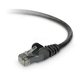 Belkin CAT6 Snagless 12 ft networking cable Black 144.1" (3.66 m)