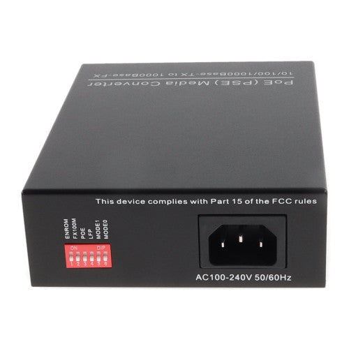 AddOn Networks ADD-GMC-LX-LC-POE network media converter 1000 Mbit/s 1310 nm Single-mode Black