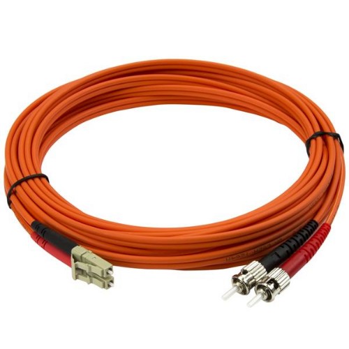 StarTech.com 50FIBLCST5 InfiniBand/fibre optic cable 196.9" (5 m) LC ST Red