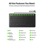 Belkin TBA011BG keyboard Universal USB Black