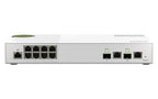 QNAP QSW-M2108-2C network switch Managed L2 2.5G Ethernet (100/1000/2500) Gray, White