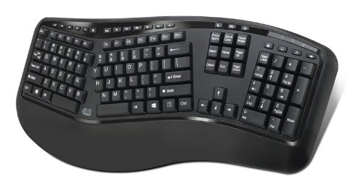 Adesso WKB-1500GB keyboard Mouse included Home/Office RF Wireless QWERTY US English Black