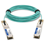 AddOn Networks 1445019F10C-AO InfiniBand/fibre optic cable 393.7" (10 m) QSFP28 AOC Aqua color