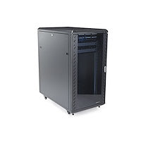 StarTech.com RK2236BKF rack cabinet 22U Freestanding rack Black