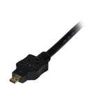 StarTech.com HDDDVIMM1M video cable adapter 39.4" (1 m) Micro-HDMI DVI-D Black